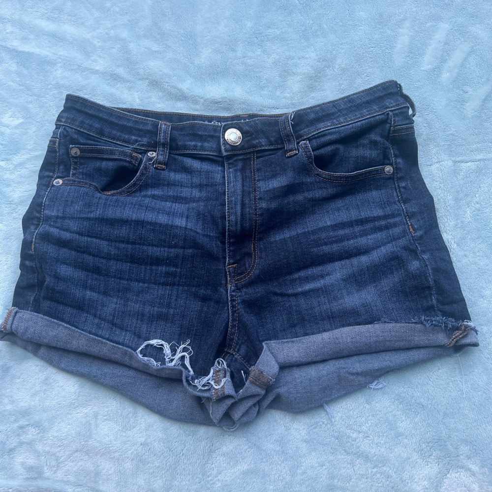 American Eagle Outfitters Dark Blue Jean Shorts